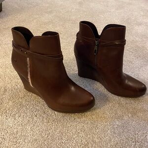 UGG Dark Brown Ankle Booties